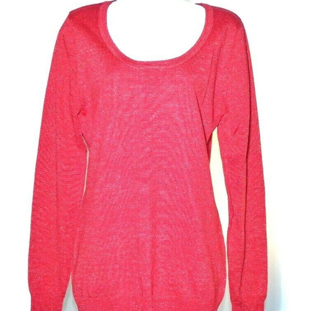 Rue21‎ Red Metallic Sweater XL Sweater
